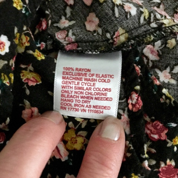 NWOT Black Floral Halter Stretch Mini Dress - Picture 4 of 5